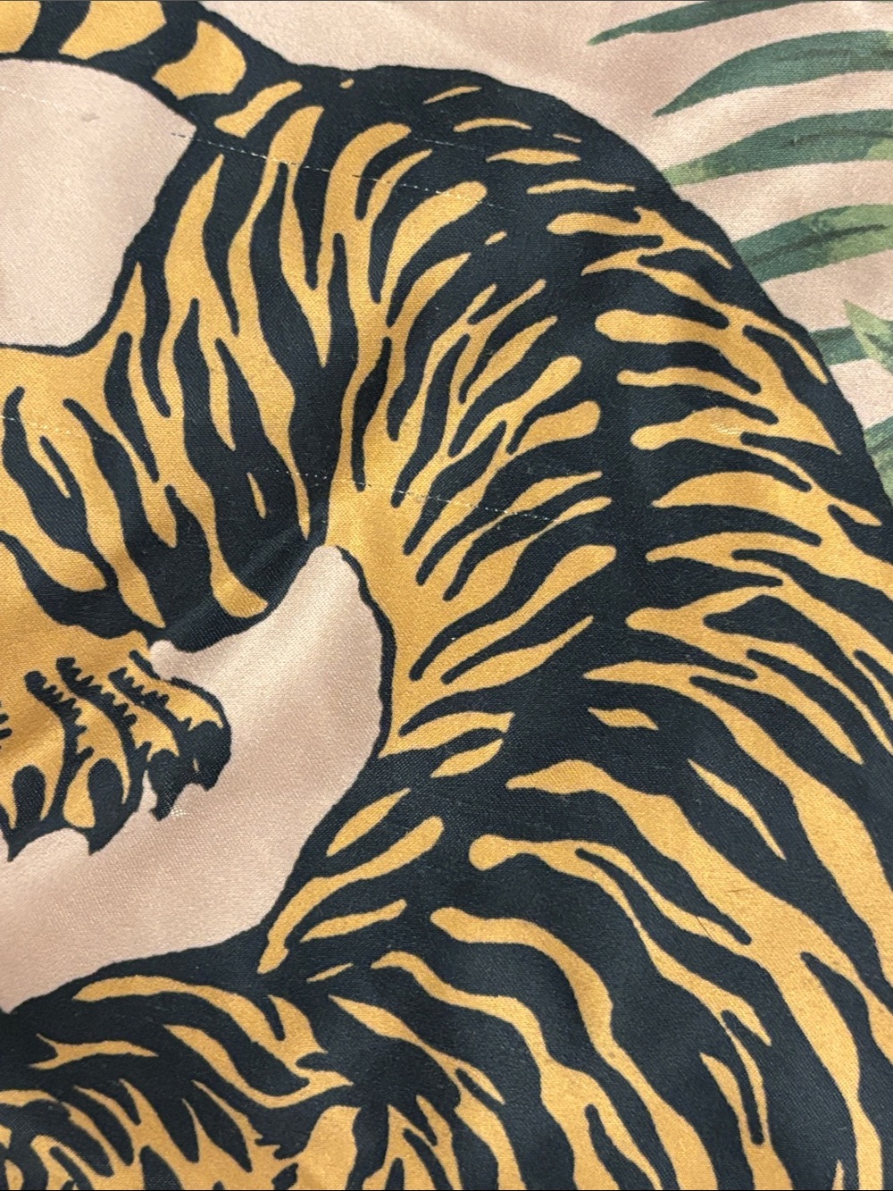 Z Gallerie Tigress Satin King Duvet Cover - Picture 8 of 8